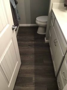 A bathroom flooring contractor in Tulsa