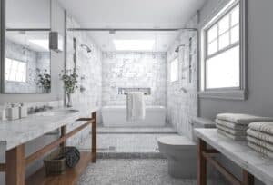 Renovated bathroom